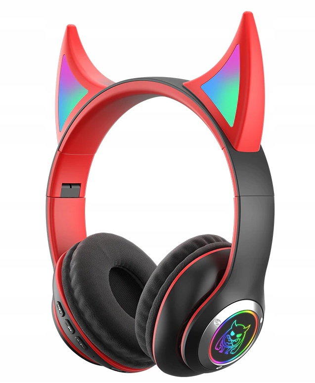 SŁUCHAWKI BEZPRZEWODOWE ŚWIECĄCE DEVIL BLUETOOTH