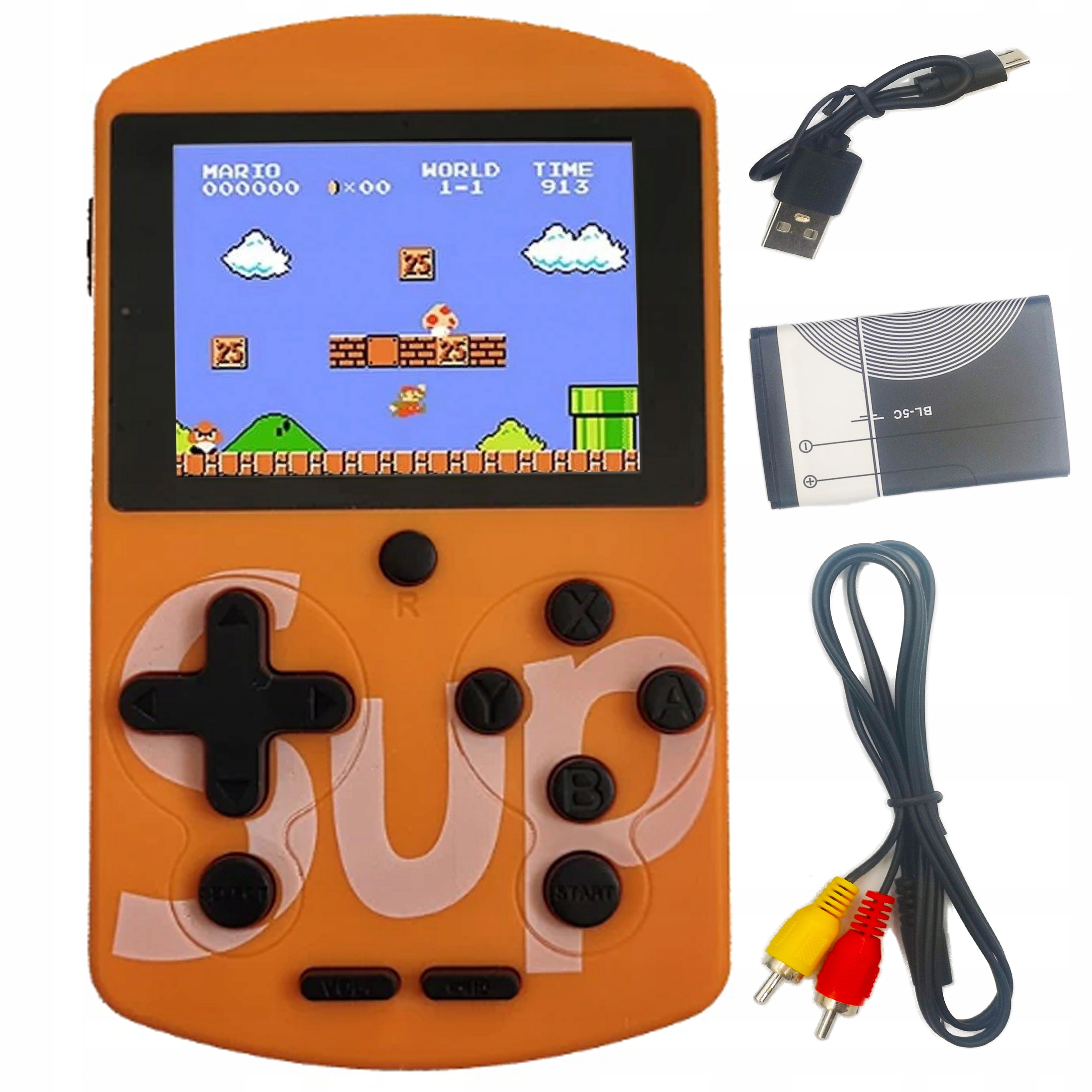 MINI KONSOLA PRZENOŚNA GAME BOY MARIO ANGRY TETRIS