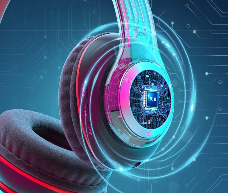 SŁUCHAWKI BEZPRZEWODOWE ŚWIECĄCE DEVIL BLUETOOTH