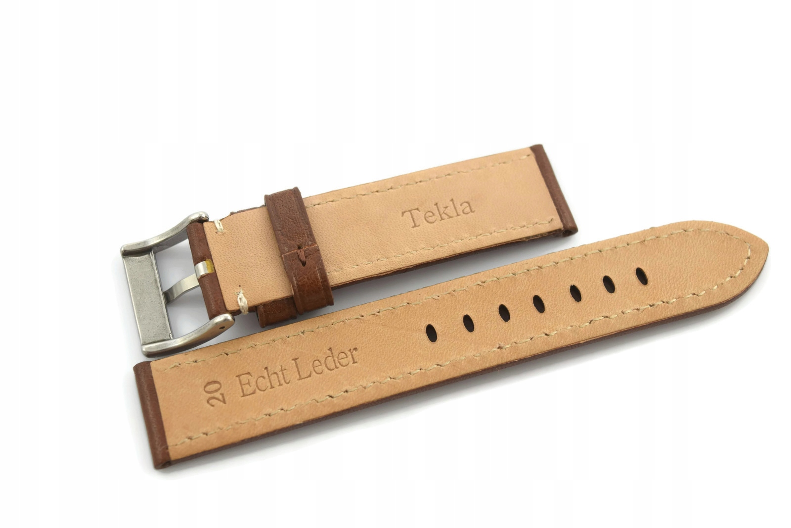 PASEK DO ZEGARKA TEKLA SKÓRA 22mm ELEGANCE