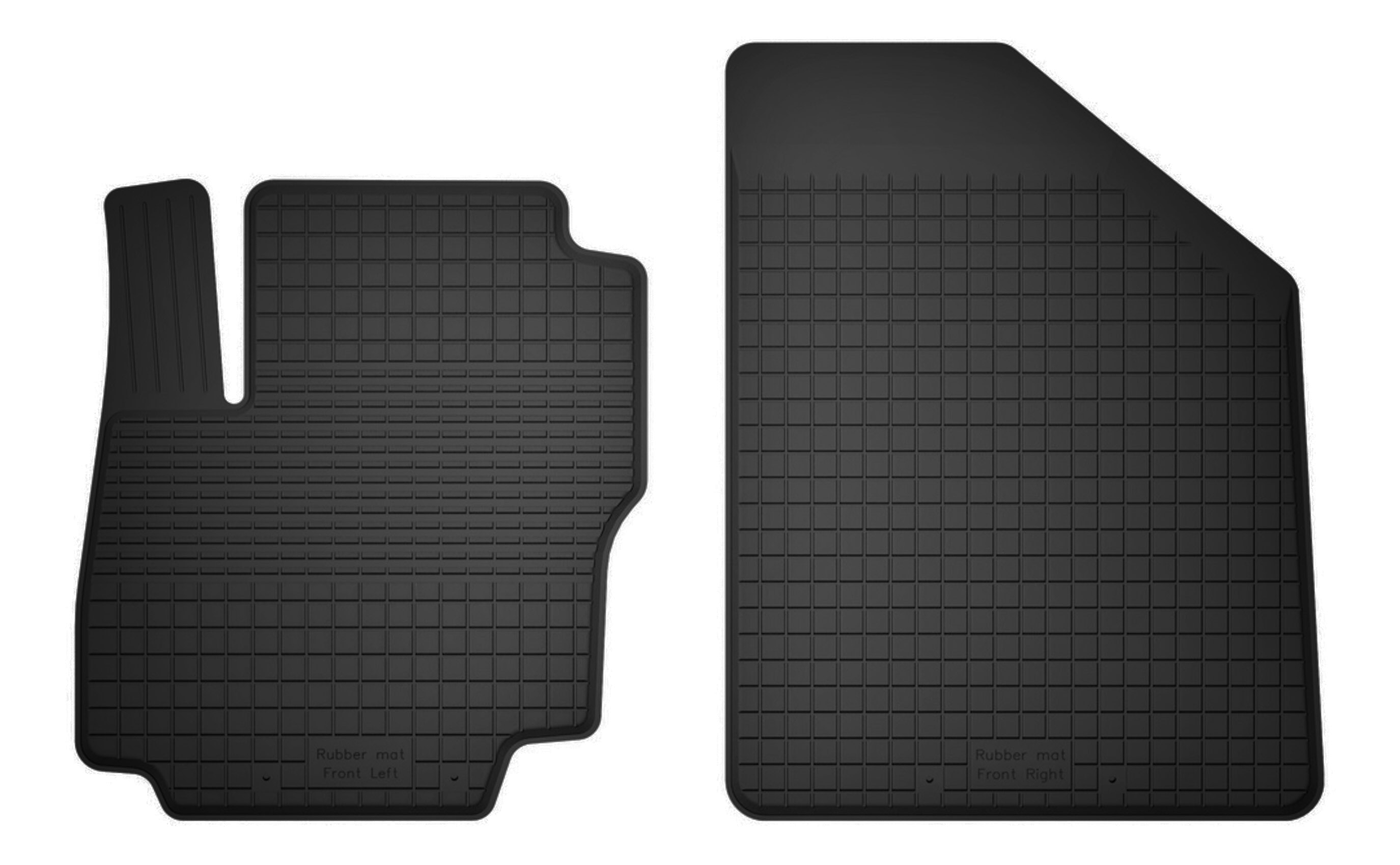 Tapis en caoutchouc avant