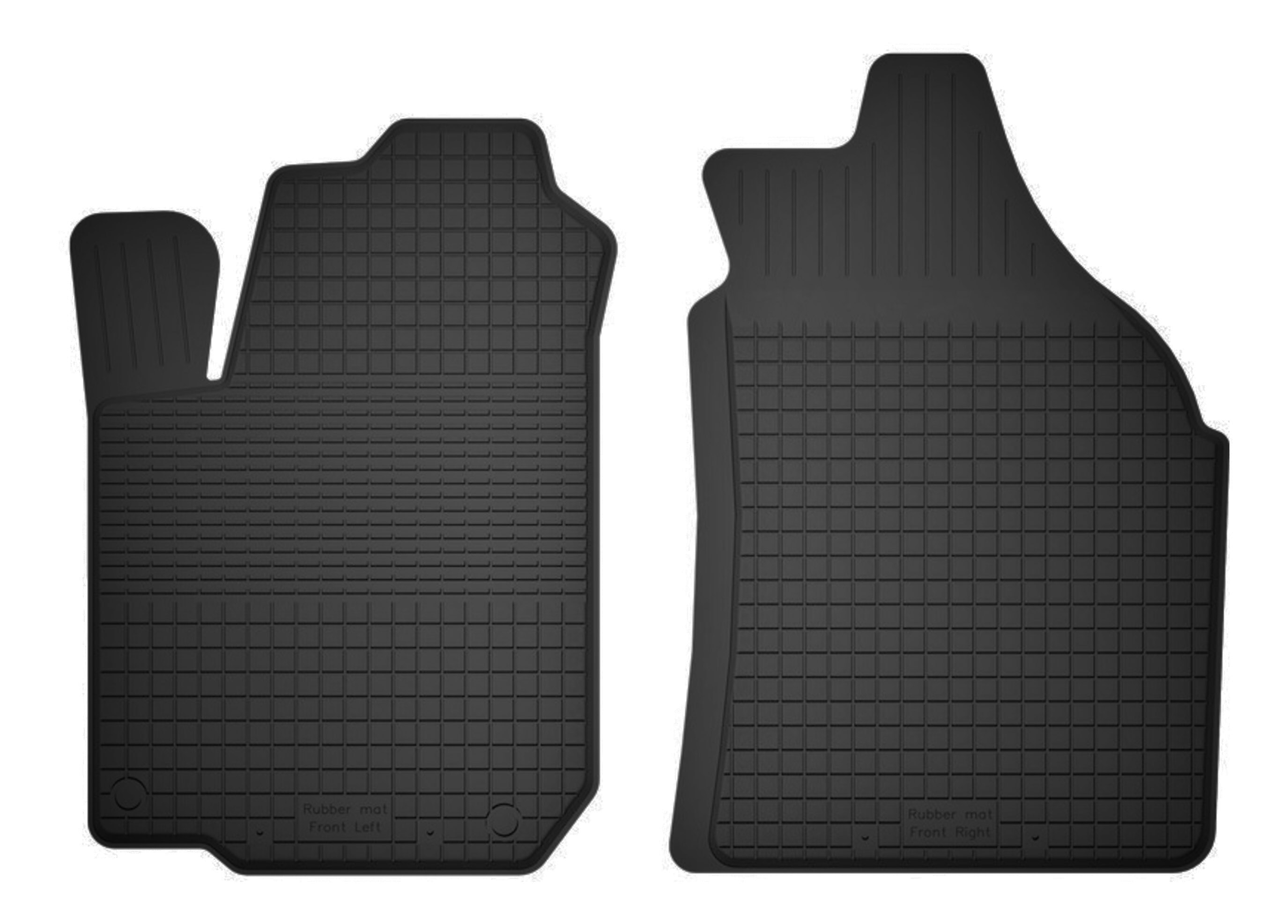 Tapis en caoutchouc avant