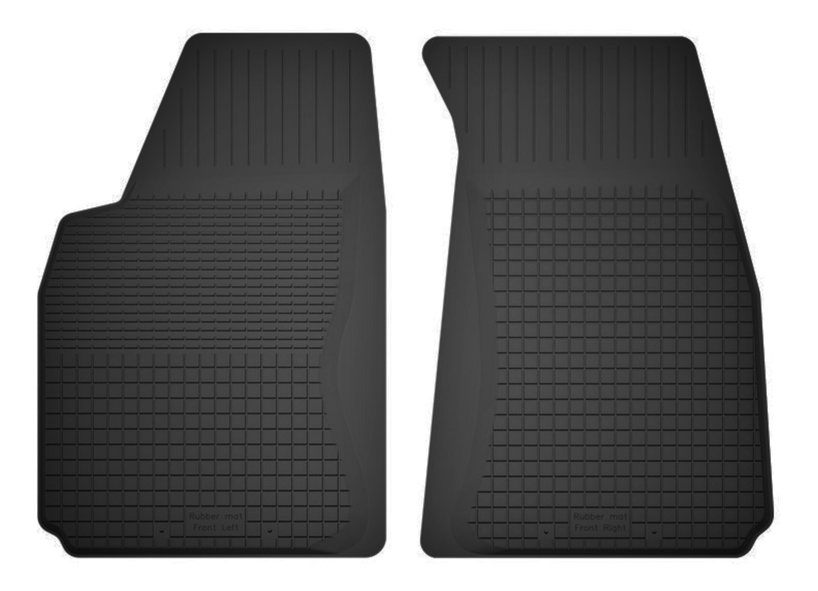 Tappetini adatti per Toyota Avensis Tipo T27 (Costruzione 2008-2018), Hit antracite | 4 pz. | Bordo blu scuro | 2x serratura a torsione