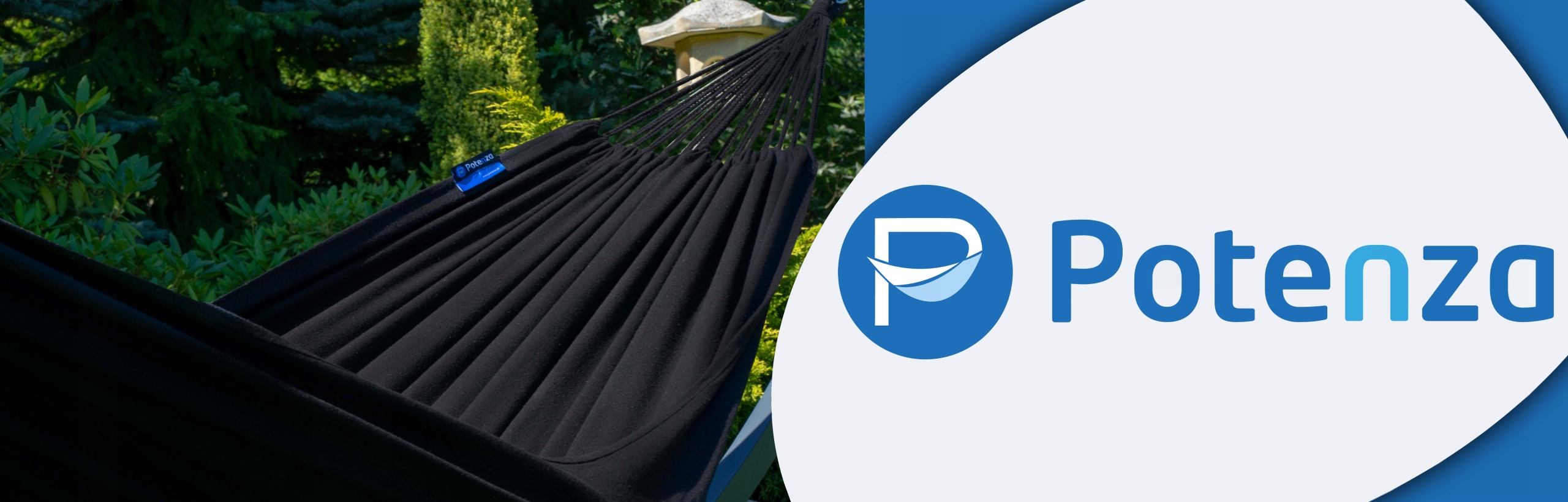 POTENZA Hamak ROMA XL Black Kokon