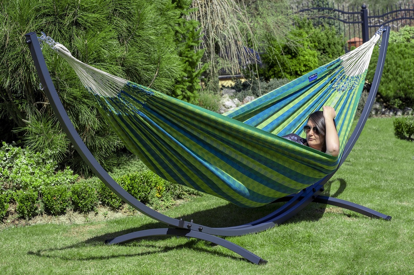 Stelaż GRANDE + Hamak MORENA Kiwi