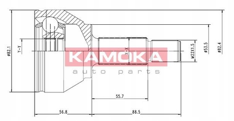 przegub Ford Focus MK1 KAMOKA