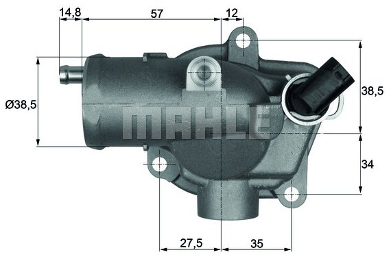 termostat Mercedes E-klasa E320 CDI MAHLE BEHR