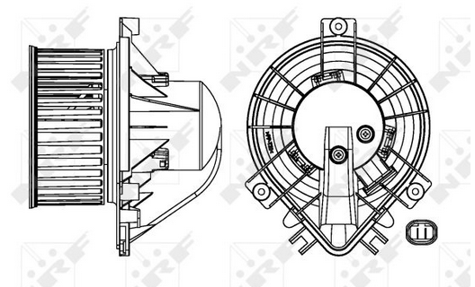 dmuchawa wentylator Mini Cooper One 64111497537