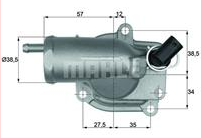 termostat Mercedes E-klasa W210 E200 E220 Cdi BEHR