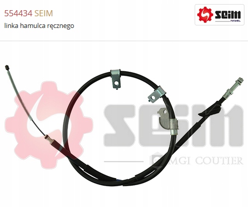 linka hamulca SUBARU FORESTER SF SG komplet