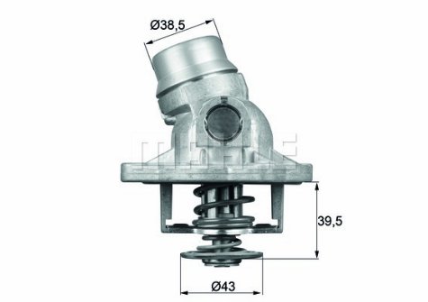 termostat BMW 7 E65 E66 E67 740d 745d BEHR TI 3288