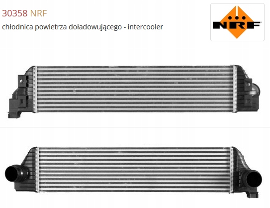 intercooler Renault Master 2.3 dCi 2010- NRF 30358