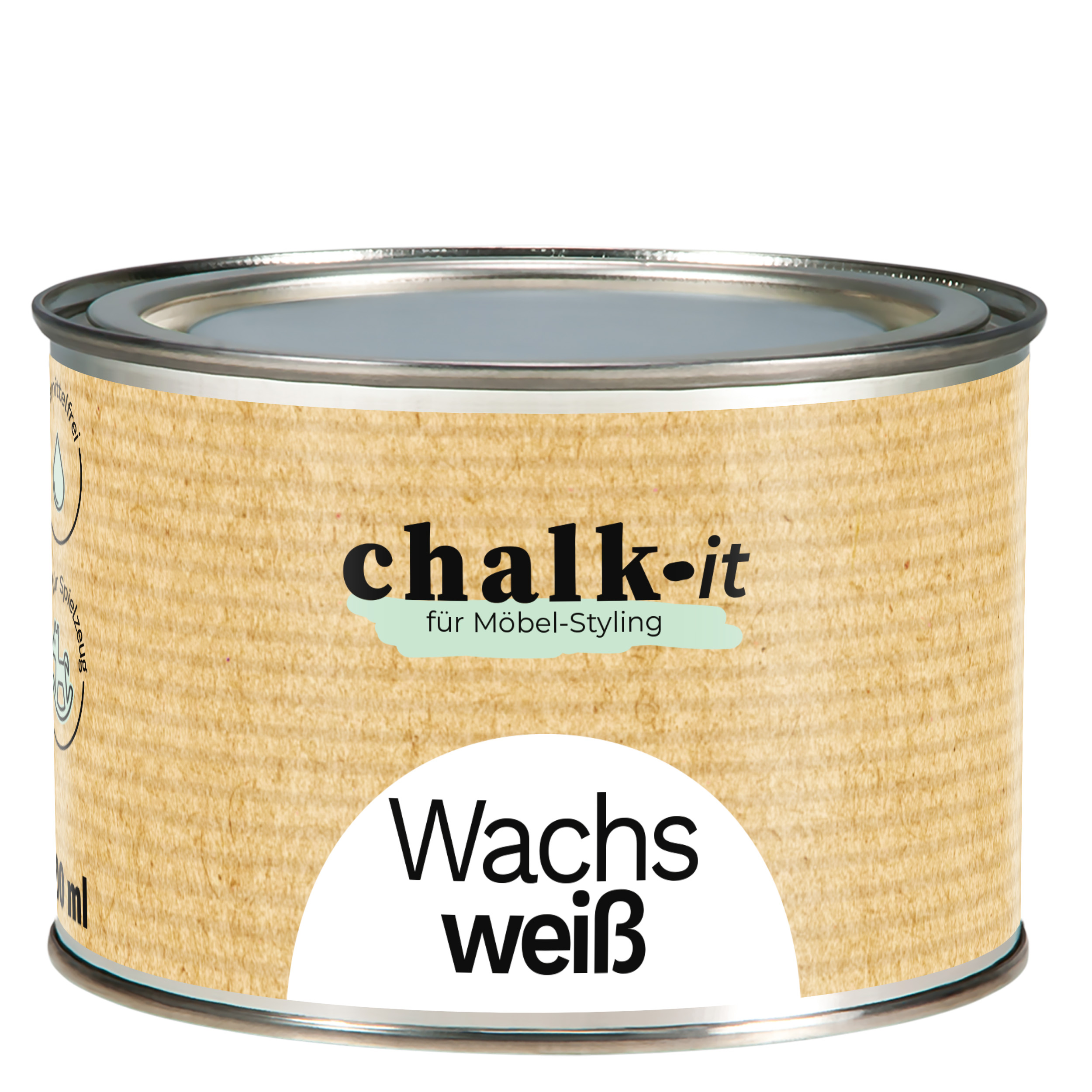 Wosk Chalk-it do ochrony i pielęgnacji drewna Biały - 400ml