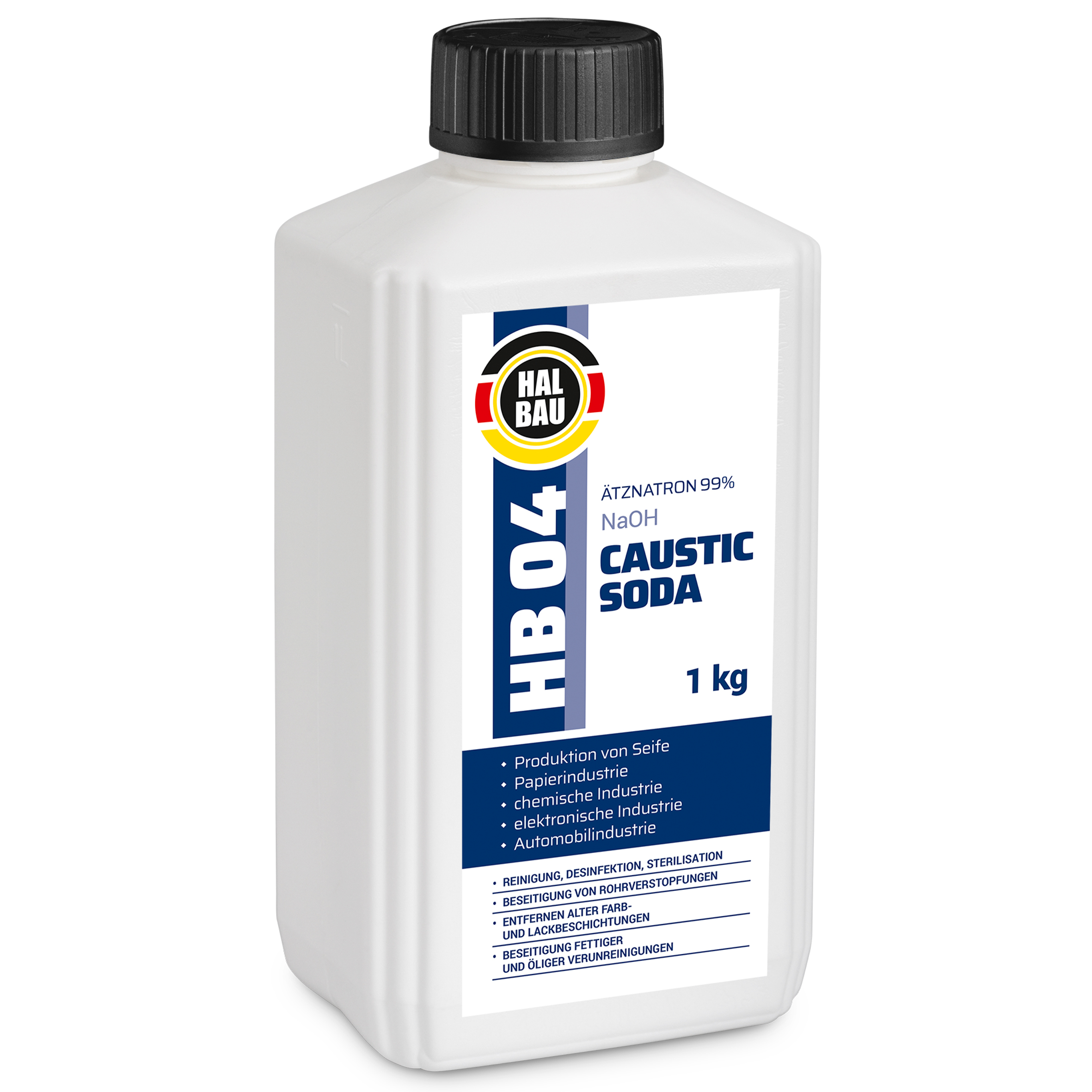 Wodorotlenek Sodu 1kg Soda kaustyczna HALBAU04