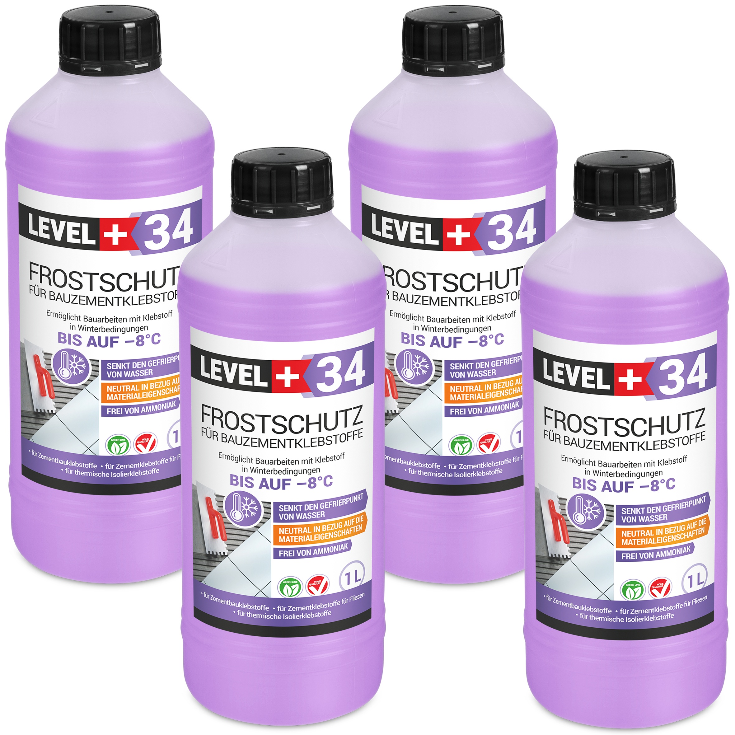 Plastyfikator 4L Zimowy Płyn do Klejów Cementowych -8°C Level+34