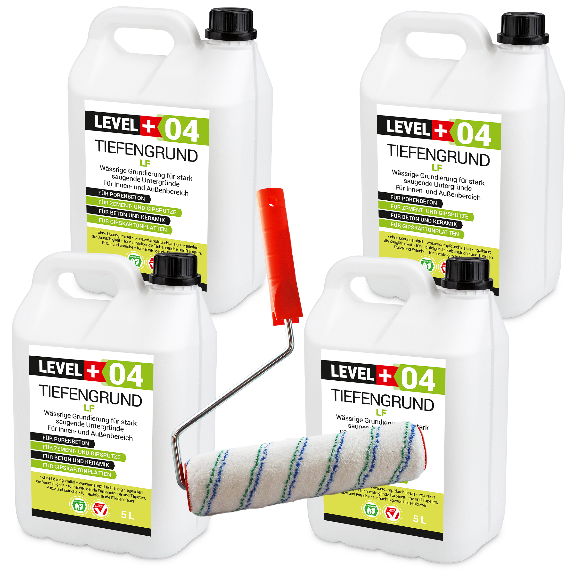 Preparat Gruntujący 20L Grunt Duży Wałek Malarski