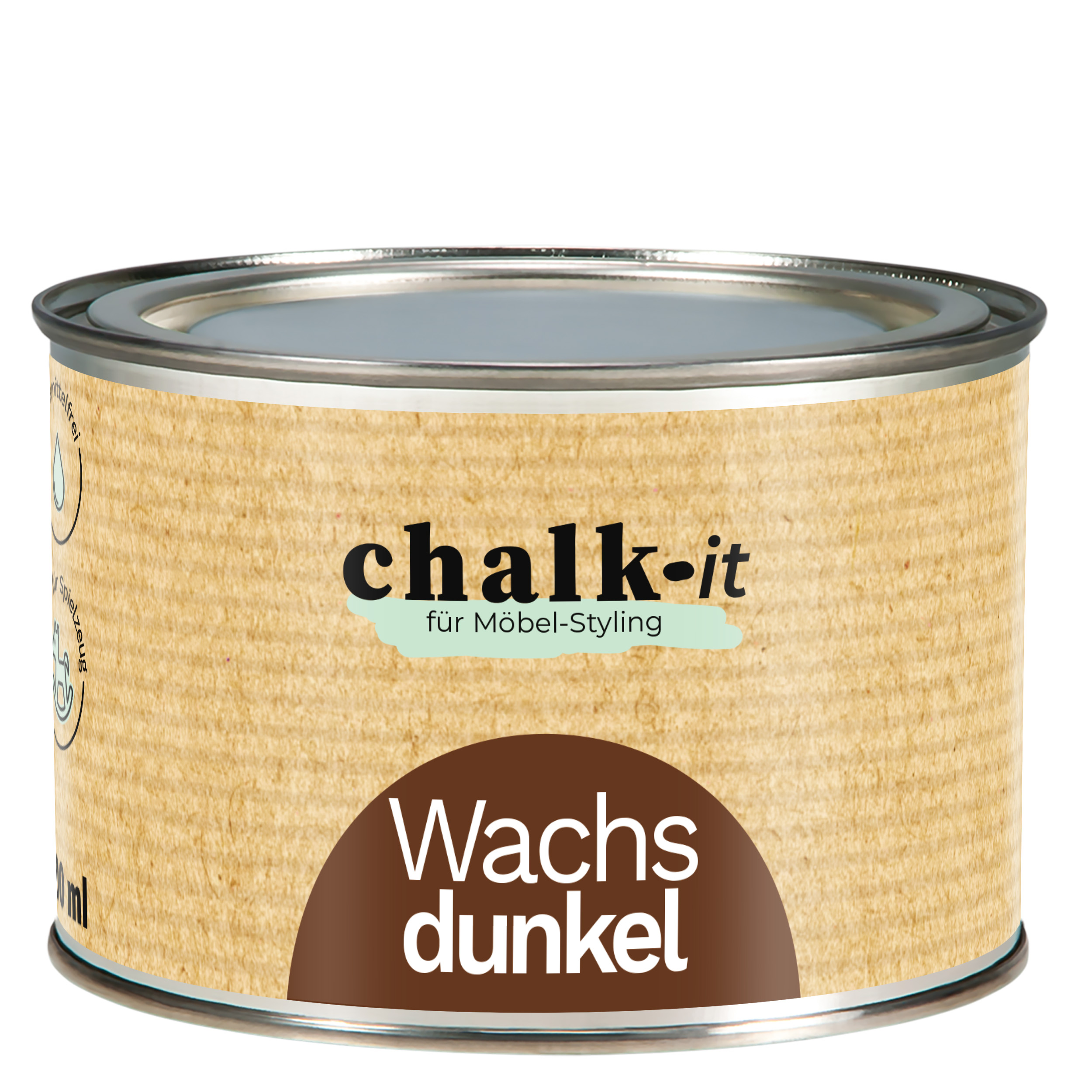 Wosk Chalk-it do ochrony i pielęgnacji drewna Ciemny - 400ml