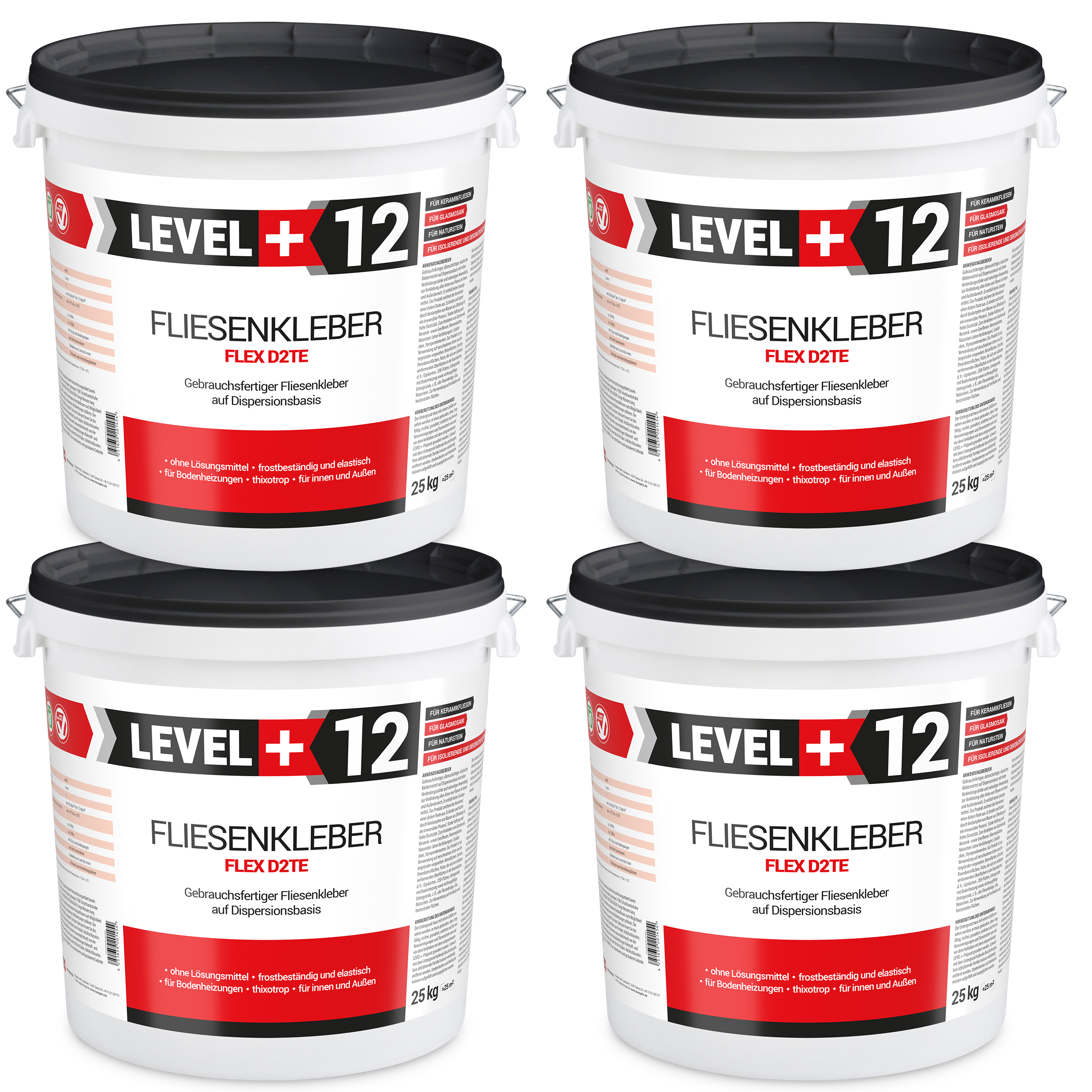 Gotowy Klej do Płytek 100kg Biały Flex Level+12