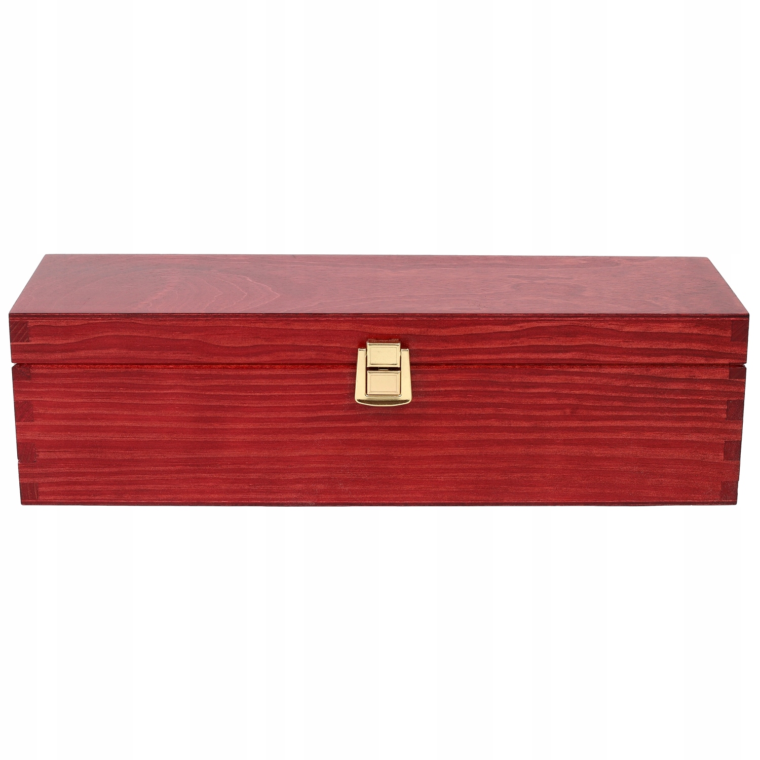 Pudełko drewniane na wino mahoniowe decoupage