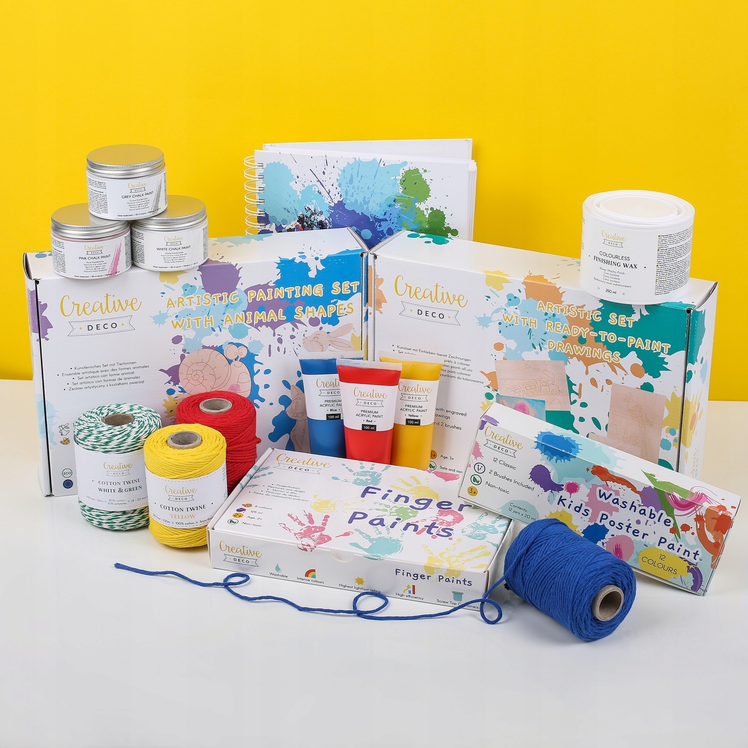 Farba kredowa biała do mebli drewna 1000 ml