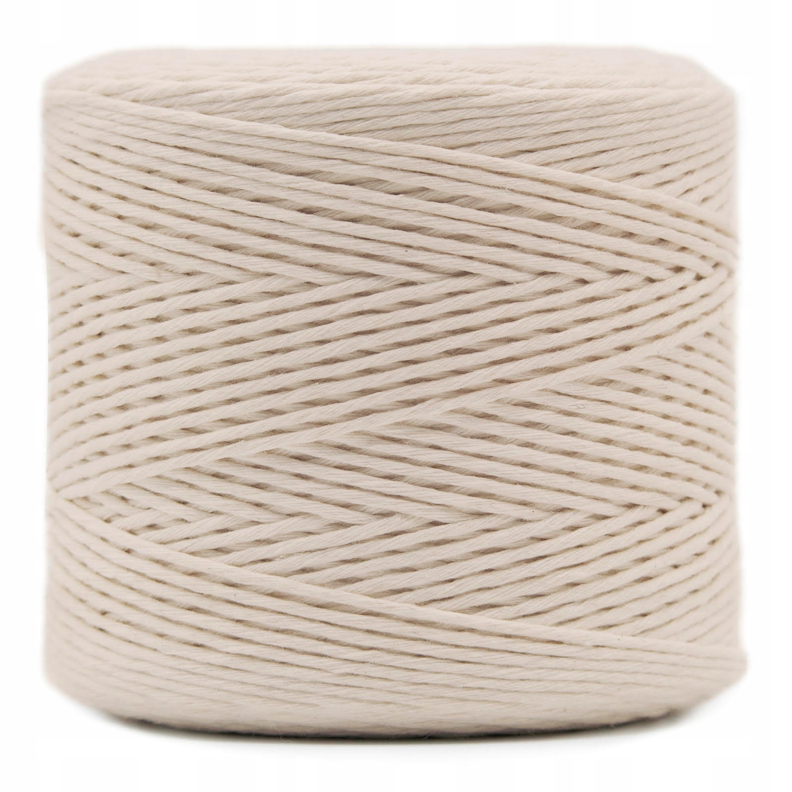Sznurek do makramy bawełniany 3mm 300m beżowy
