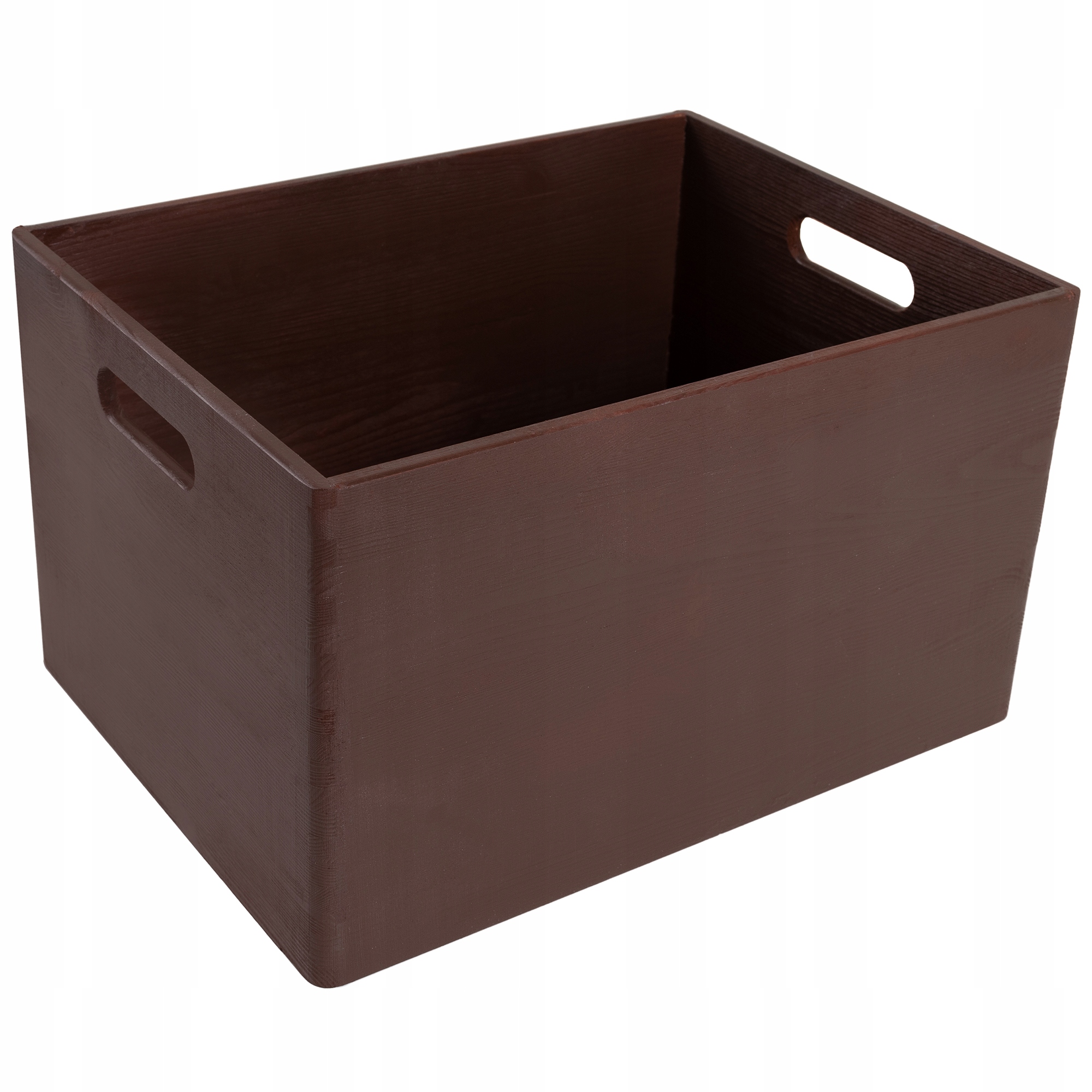 Skrzynka drewniana pudełko brązowe 39x29x23 cm