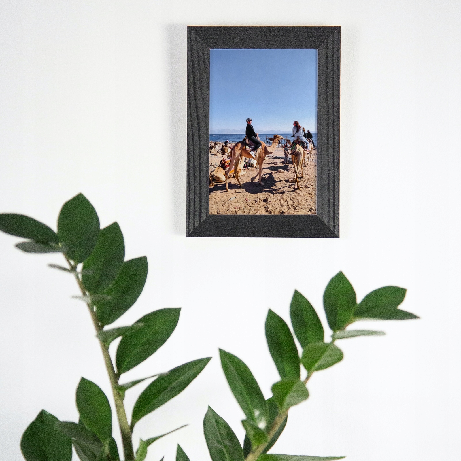 Ramka na zdjęcia ramki 2 sztuki 10x15 cm czarna