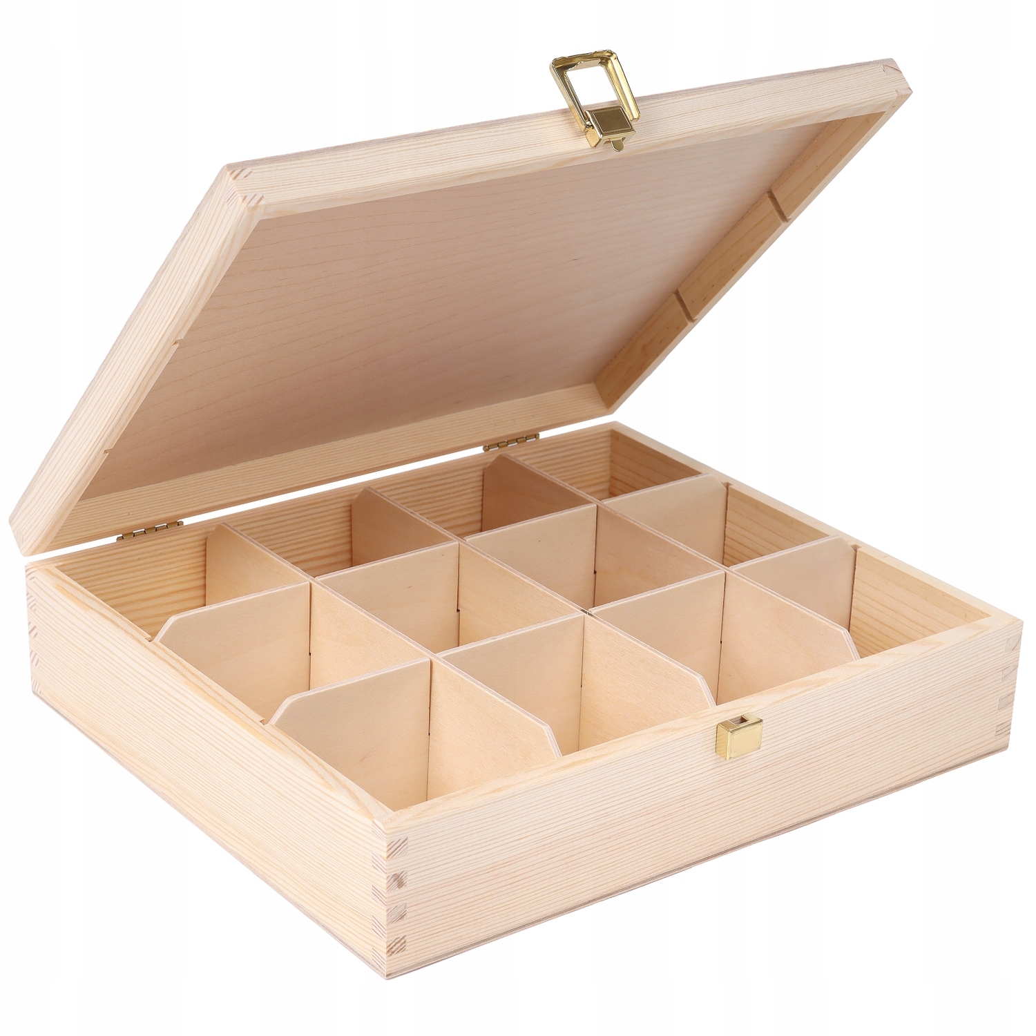 Herbaciarka pudełko na herbatę 12 przegród