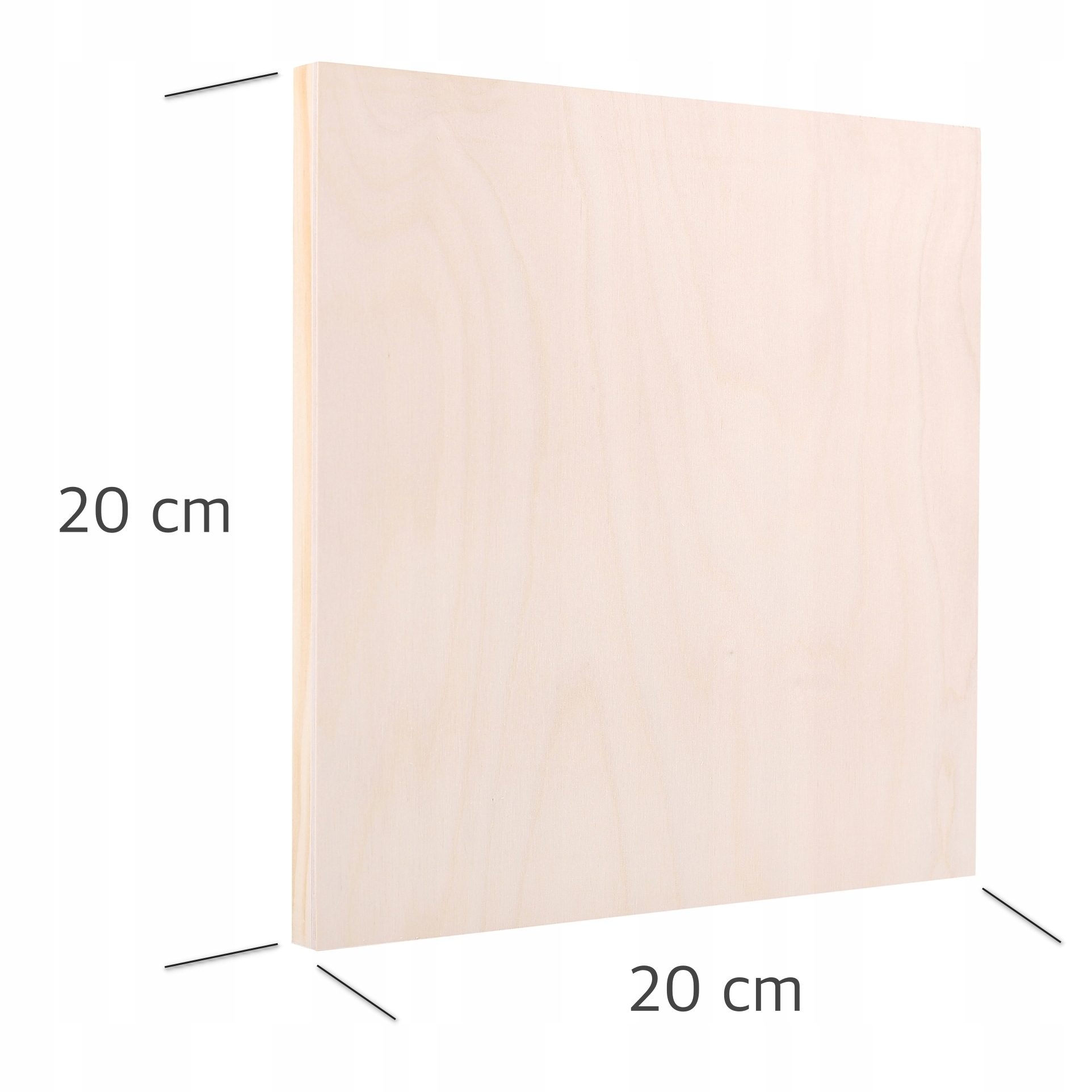 Drewniane podobrazie płótno malarskie 20x20cm 8szt