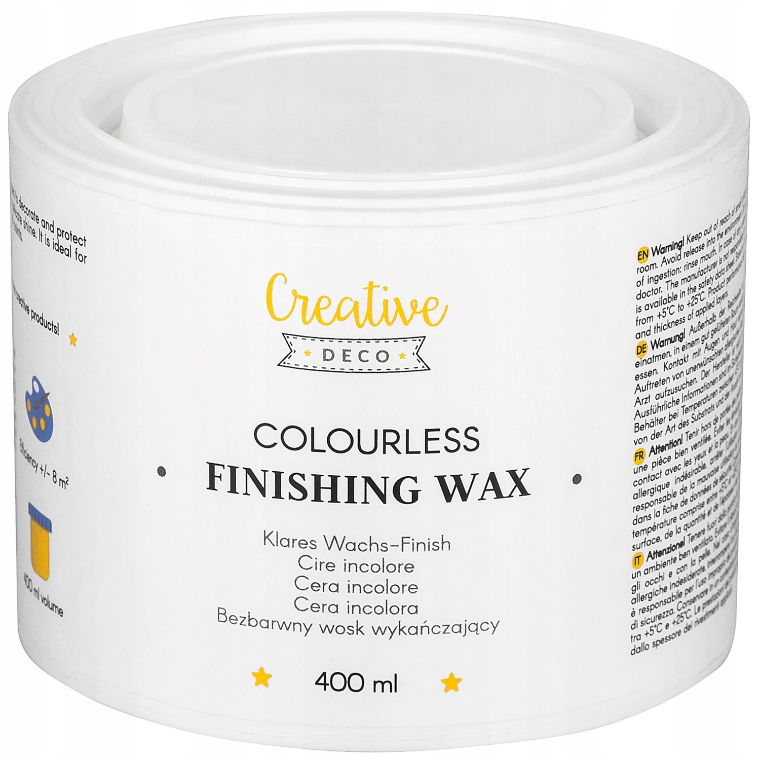 Wosk do mebli drewna bezbarwny 400 ml