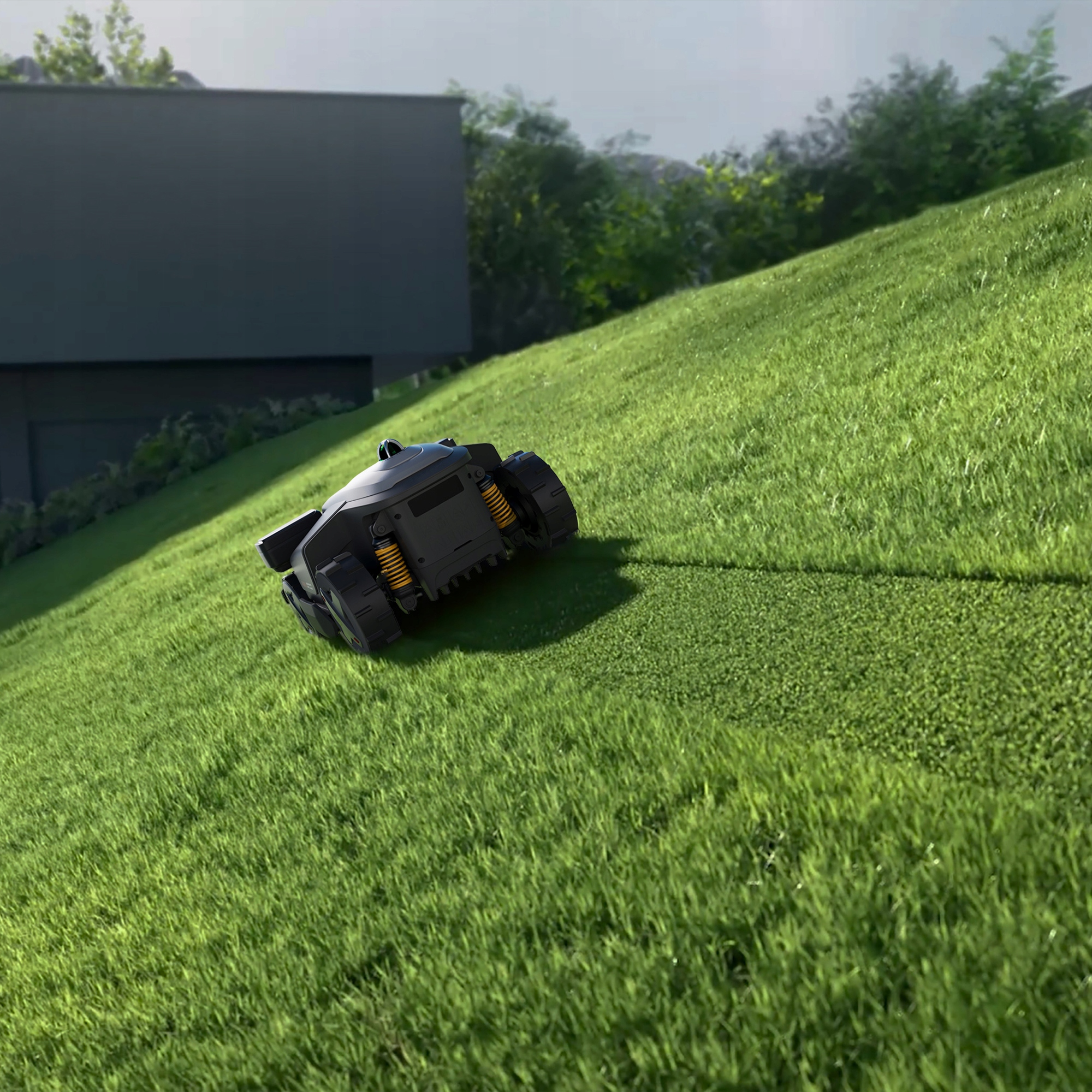 Napęd AWD w Roborock RockMow Z120 LiDAR AWD