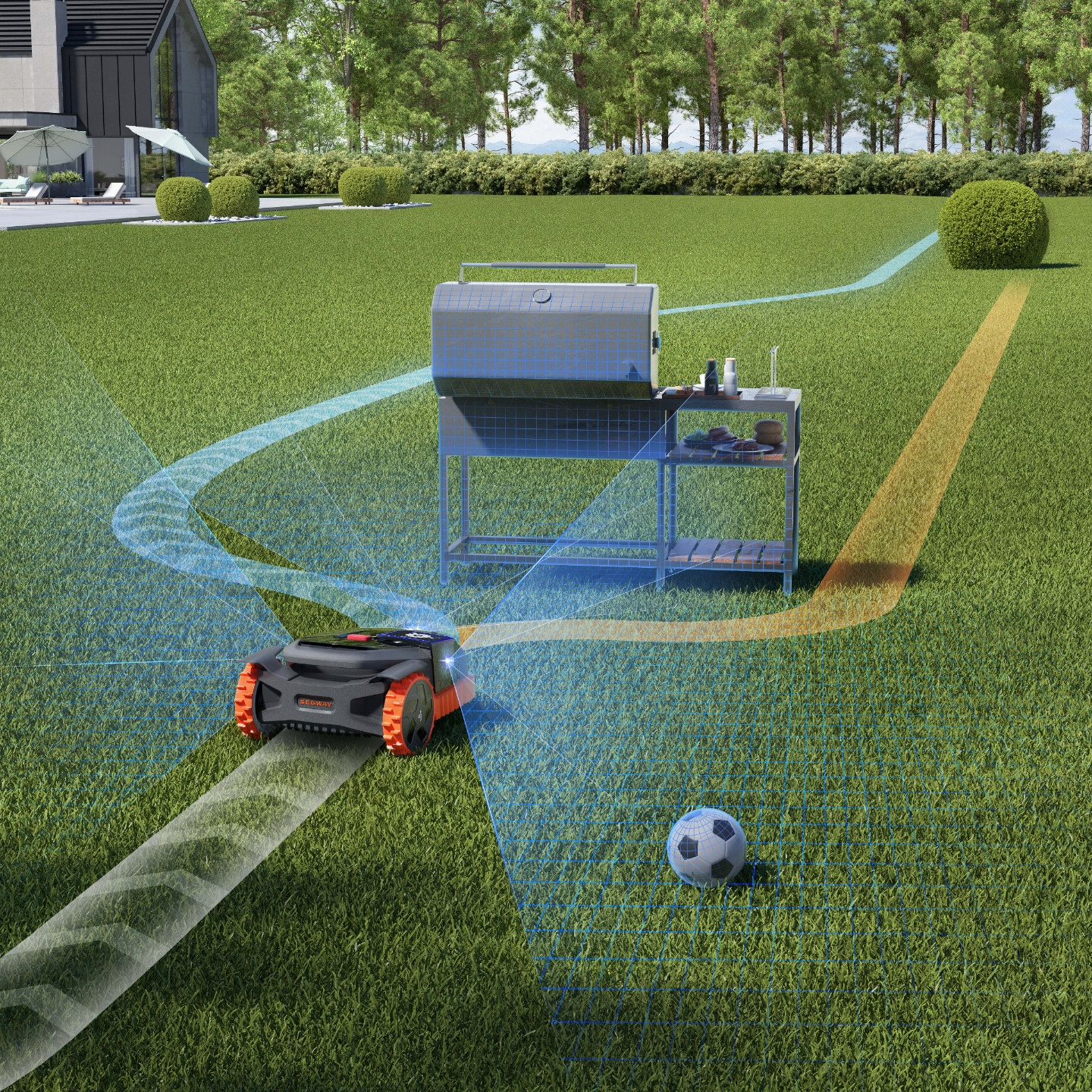Bezpieczeństwo i cicha praca Segway Navimow X330E