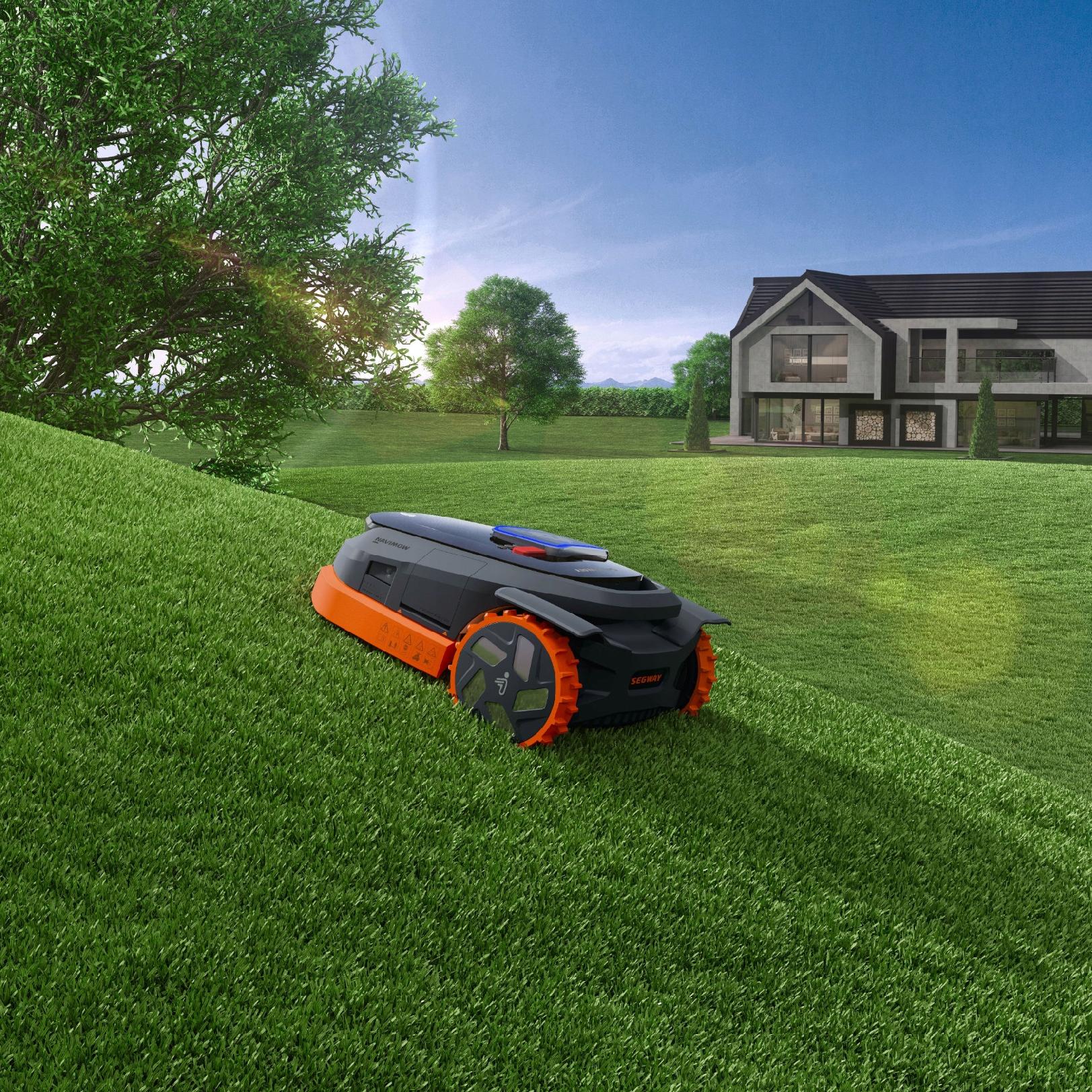 Segway Navimow X350E w trudnym terenie