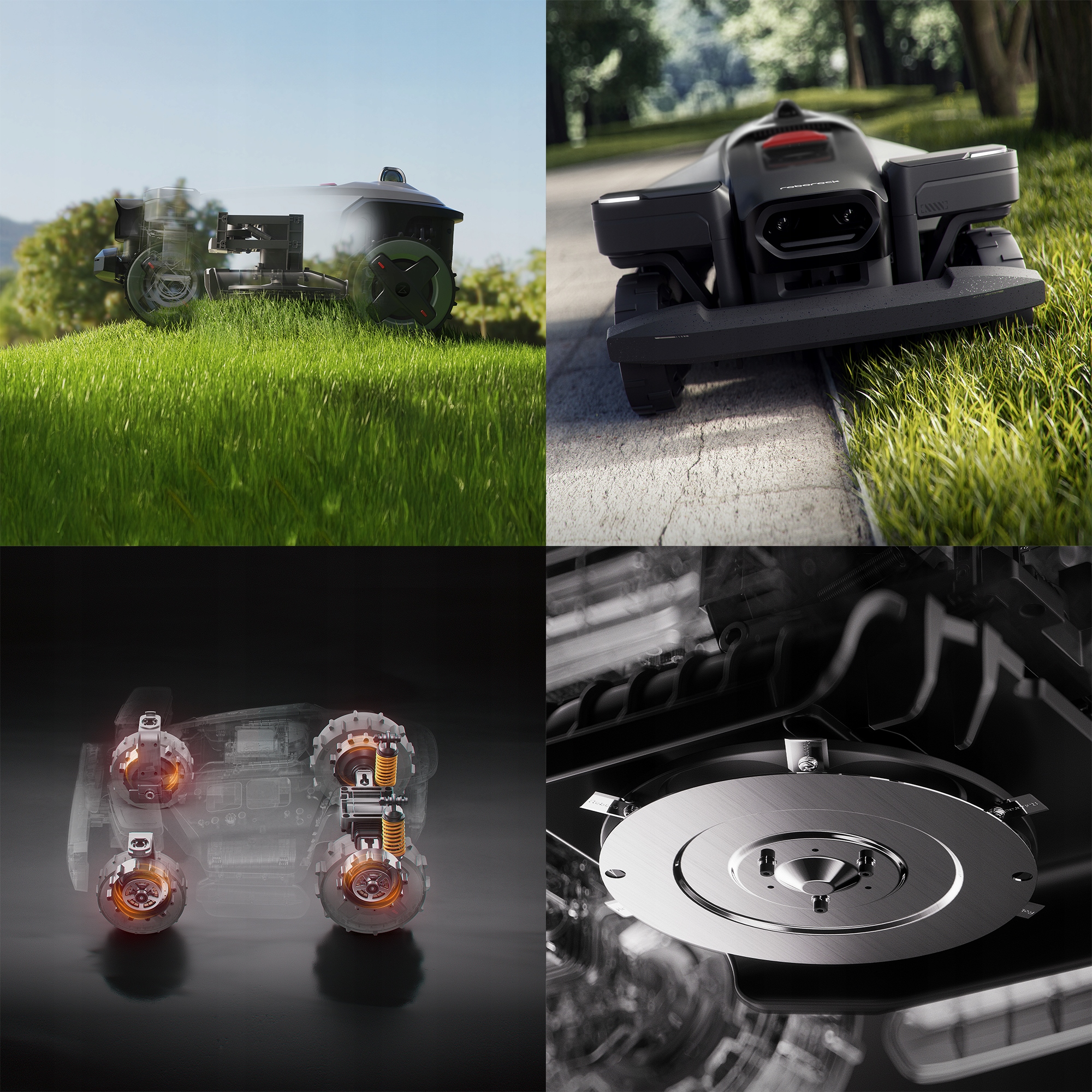 Dynamic Suspension Roborock RockMow Z120 LiDAR AWD