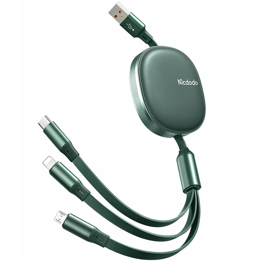 Mcdodo Cavo USB 2-in-1 Ricarica Veloce Per IPhone (Lightning) E Android (Micro USB) - Nylon Intrecciato