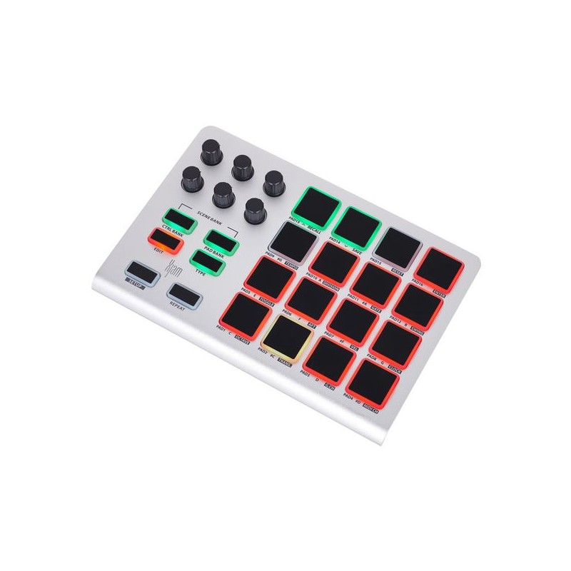 Controller DAW, ESI, Aluminiu, USB-C, RGB, 200 x 26 x 135 mm