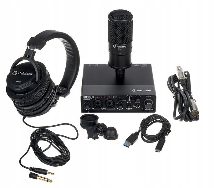 [新品]Steinberg UR22C Recording Pack Steinberg Ur22C Recording Pack Zestaw + Cubase Ai Steinberg