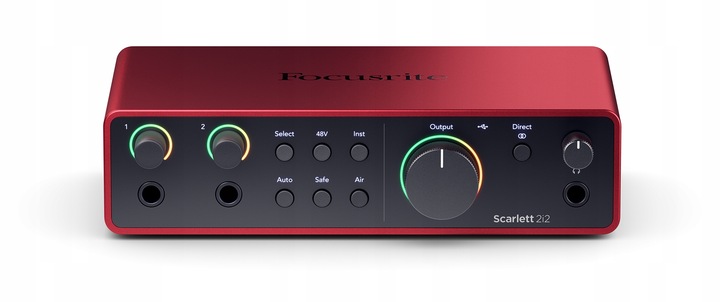 Focusrite Scarlett 2i2 Studio 4th Gen, set complet, microfon CM25
