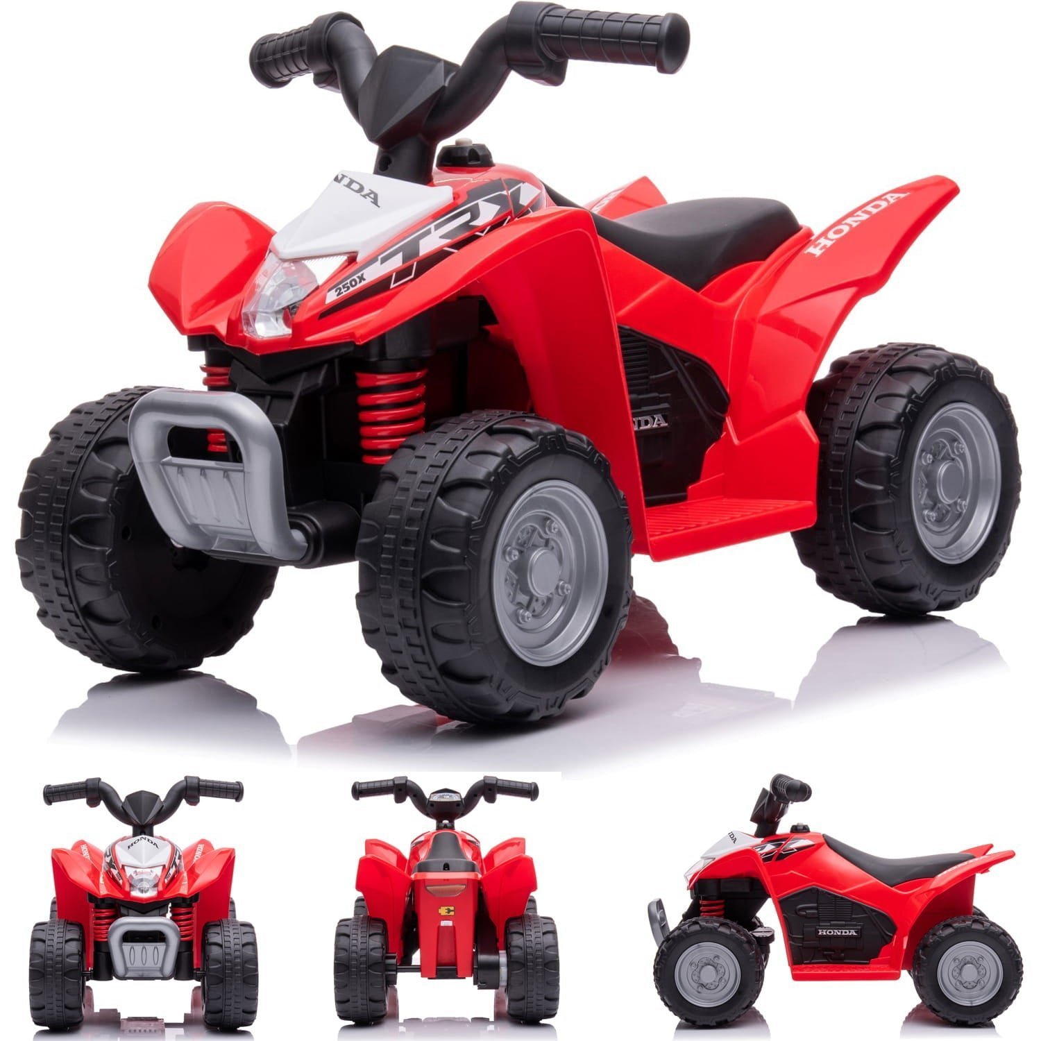 Sun Baby elektrisk quad för barn Honda TRX, röd, 6V 4,5Ah, motor 30W, 18-36 mån, upp till 25 kg