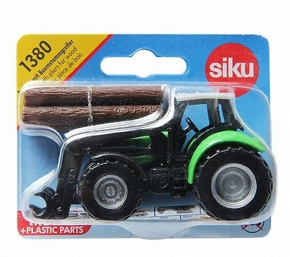 Zdjęcie produktu Traktor ze szczypcami do drewna-1380 SIKU