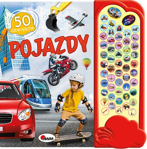 Zdjęcie produktu 50 dźwięków POJAZDY książka dźwiękowa