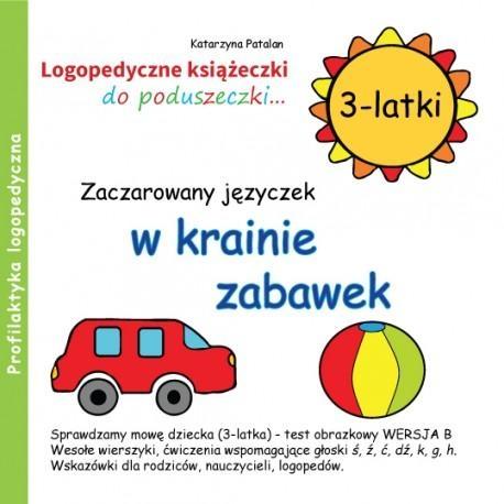 Zdjęcie produktu Zaczarowany języczek w krainie zabawek. Logopedyczne książeczki