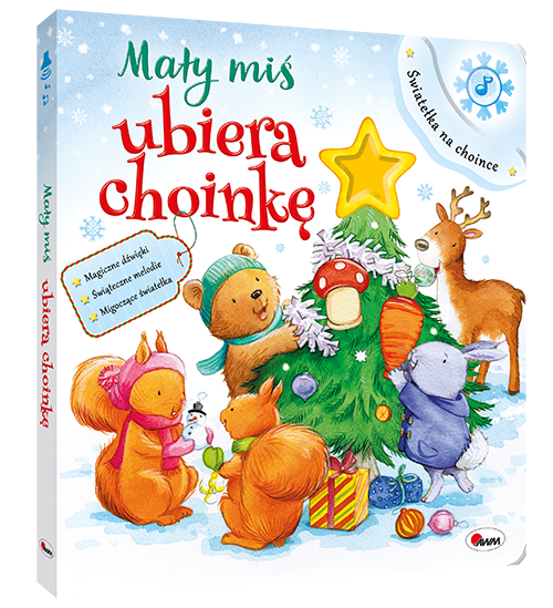 Zdjęcie produktu MAŁY MIŚ UBIERA CHOINKĘ KSIĄŻKA DŹWIĘKOWA