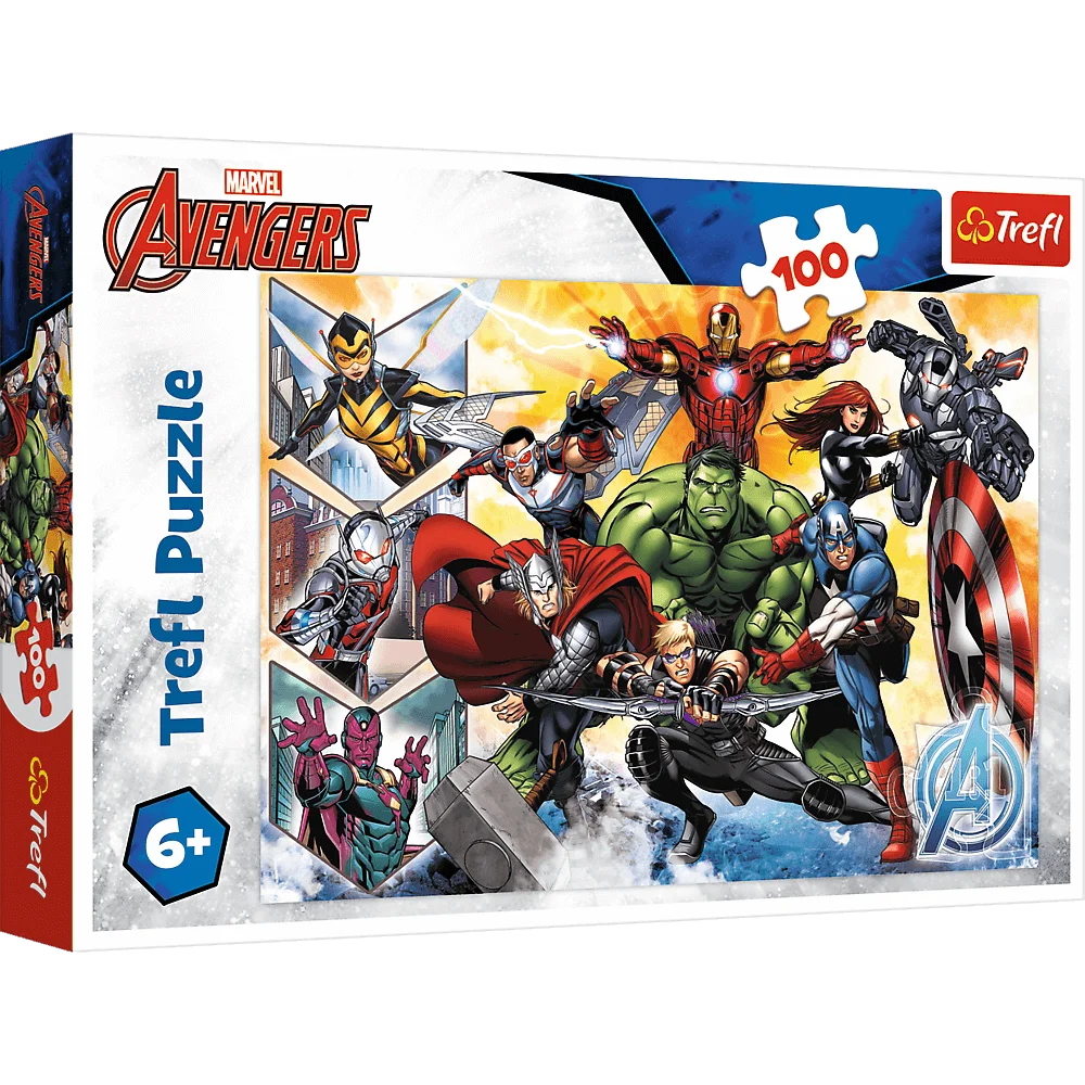 Zdjęcie produktu Avengers Puzzle 100 el Siła Awengersów Trefl