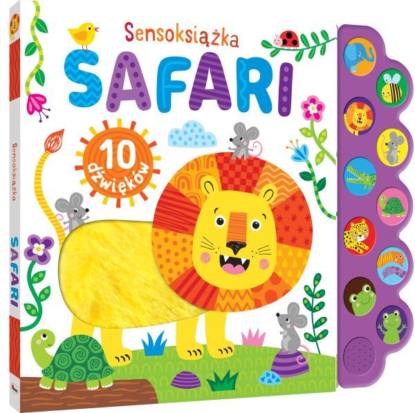 Zdjęcie produktu KSIĄZECZKA SENSORYCZNA EDUKACYJNA SAFARI