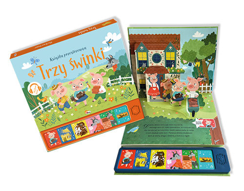 Zdjęcie produktu Trzy świnki. Książka przestrzenna. Słucham baśni