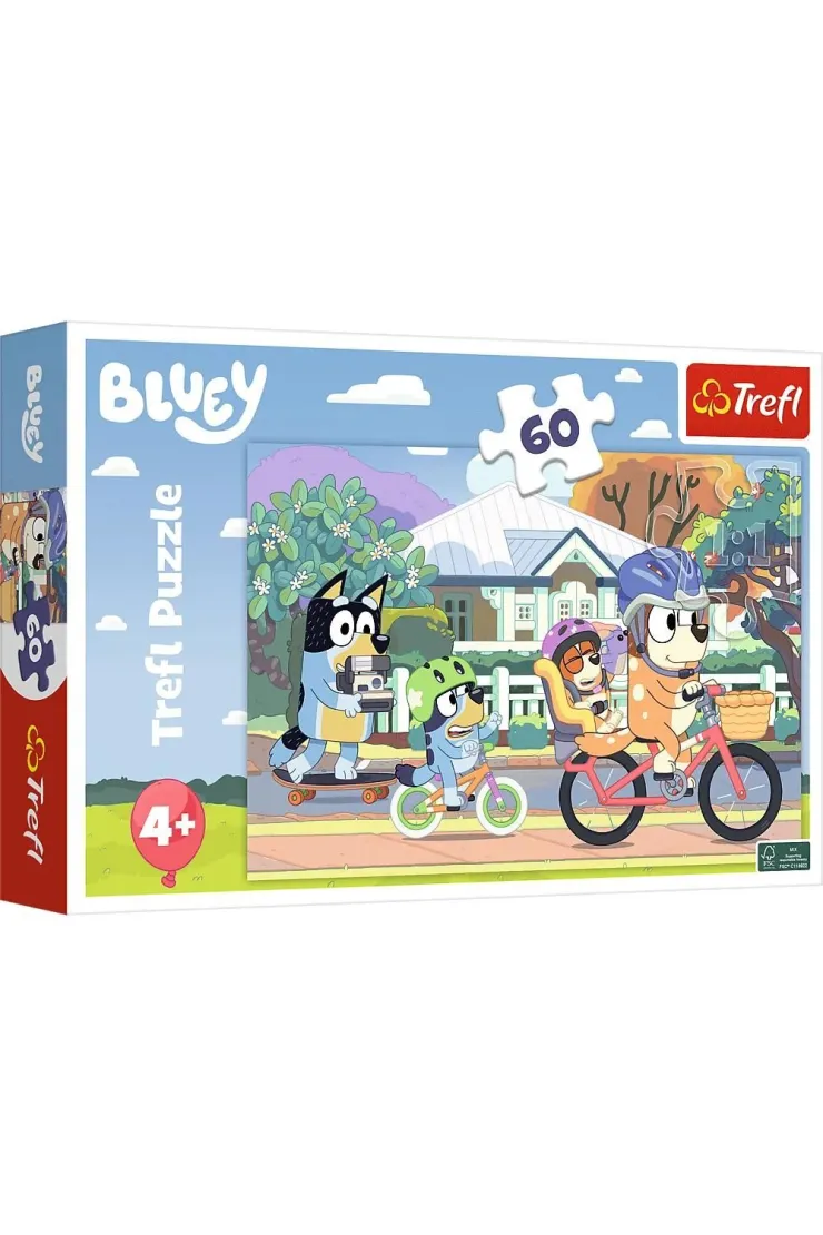 Zdjęcie produktu Puzzle 60 el. Wesoły Bluey Trefl