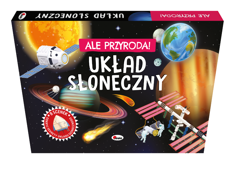 Zdjęcie produktu Układ Słoneczny - Ale Przyroda Książeczka 3D z okienkami