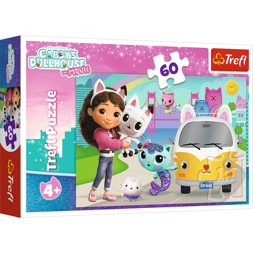 Zdjęcie produktu Koci Domek Gabi Gabby Dollhouse 60 elementów trefl