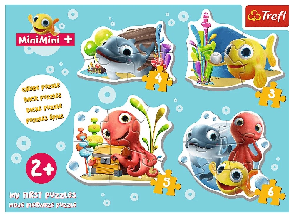 Zdjęcie produktu Puzzle 4w1 Baby Classic. Rybka MiniMini Trefl